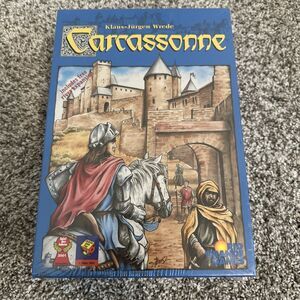 CARCASSONNE BOARD GAME WITH THE RIVER EXPANSION NEW SEALED RARE